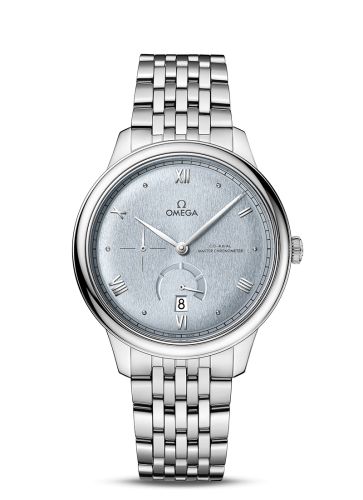 Omega De Ville Power Reserve Master Chronometer Stainless Steel / Ice Blue / Bracelet